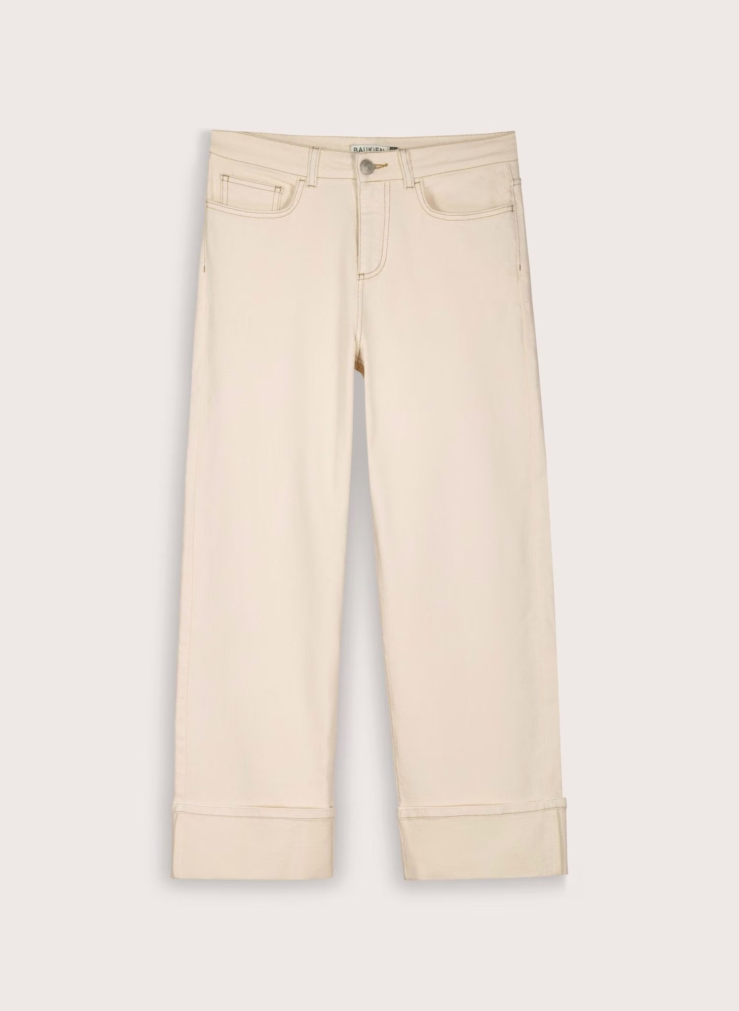 Baukjen Trousers in White