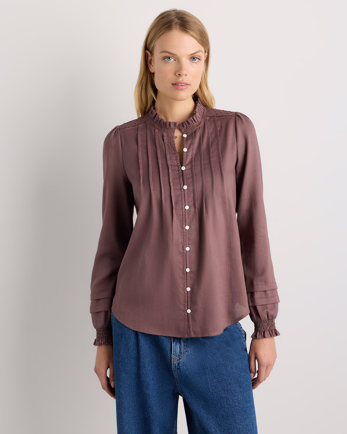 Quince Shirts & Blouses in Brown