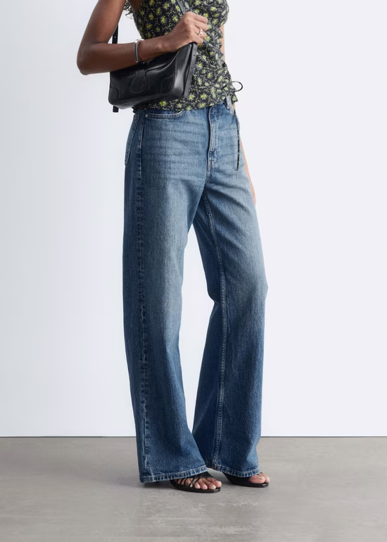 & Other Stories Trousers in Blue