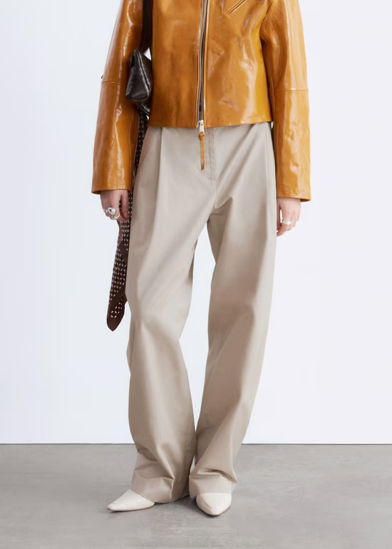 & Other Stories Trousers in Beige