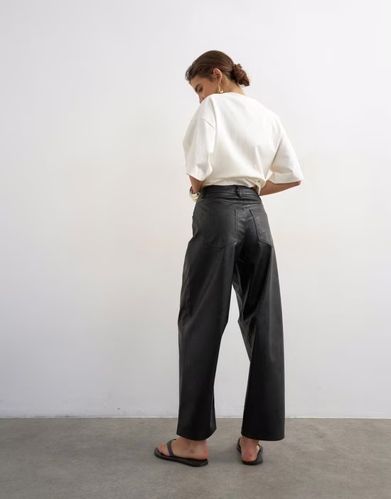 Topshop Trousers in Black