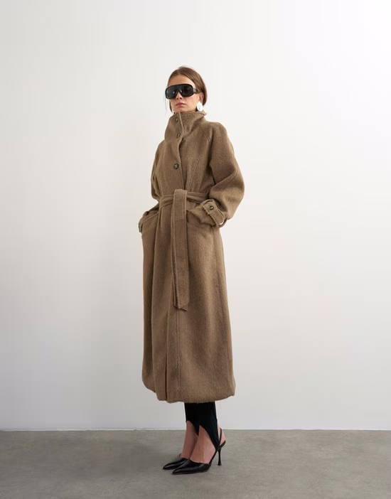 Topshop Outerwear in Brown