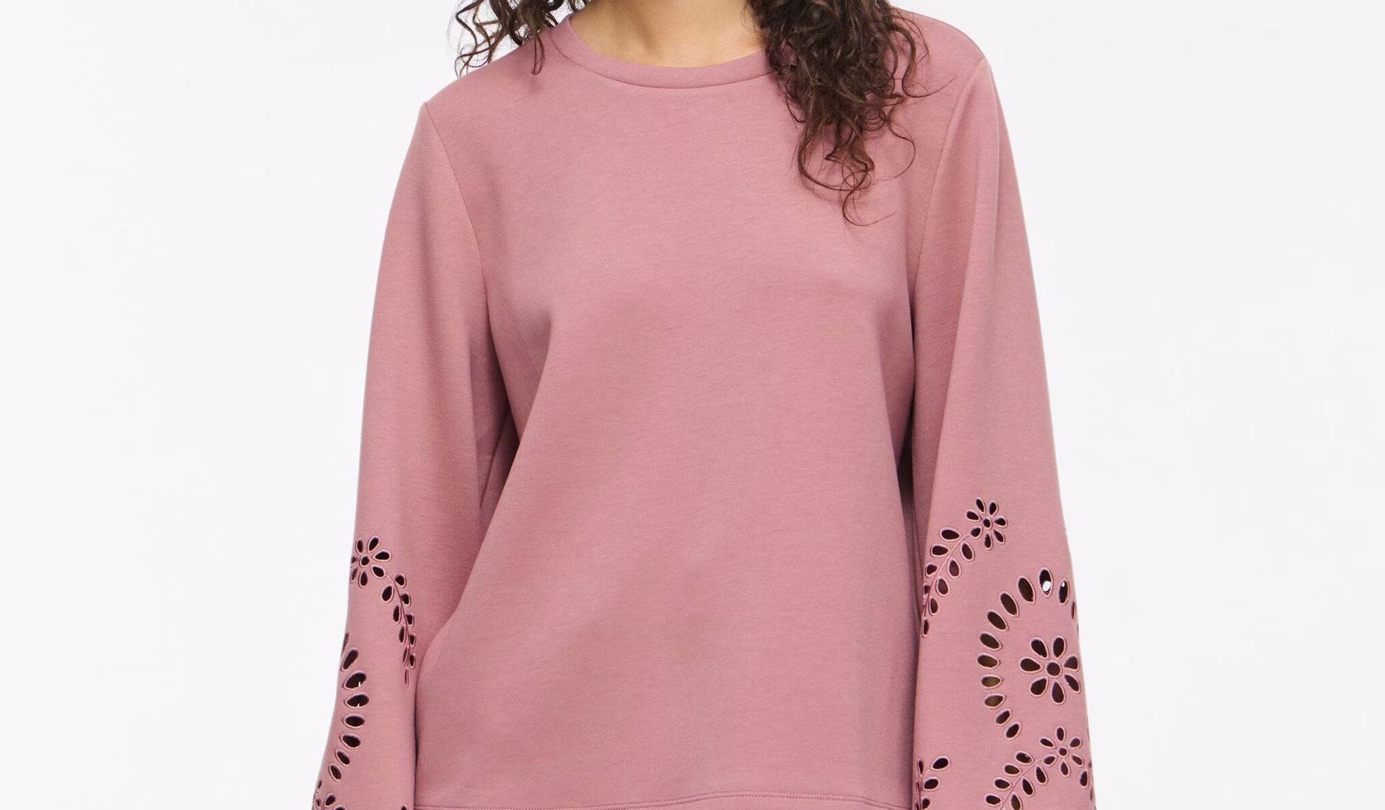 VILA Sweatshirts & huvtröjor i Rosa