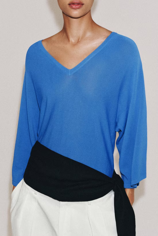 Zara Tops in Blue