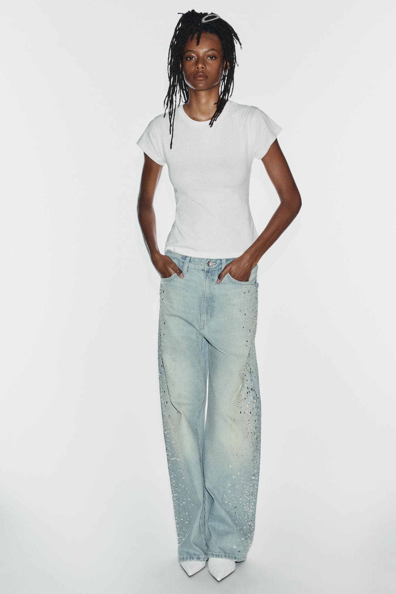 Zara T-shirts i Vit