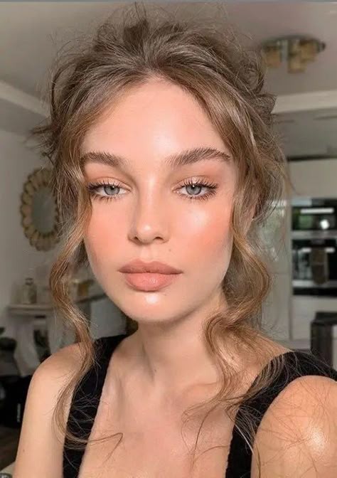 soft peachy glow