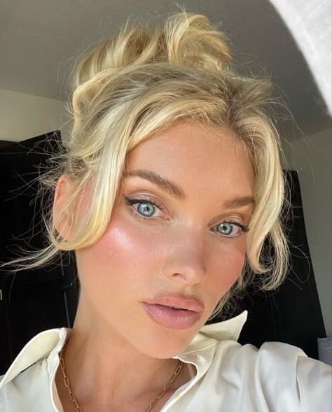 warm peachy glow